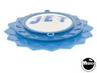 Pop bumper cap daisy dome 'Jet' B/B