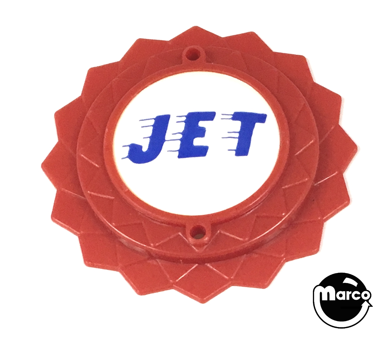 Pop bumper cap daisy dome 'Jet' R/B