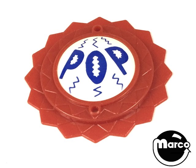 Pop bumper cap daisy dome 'Pop' R/B