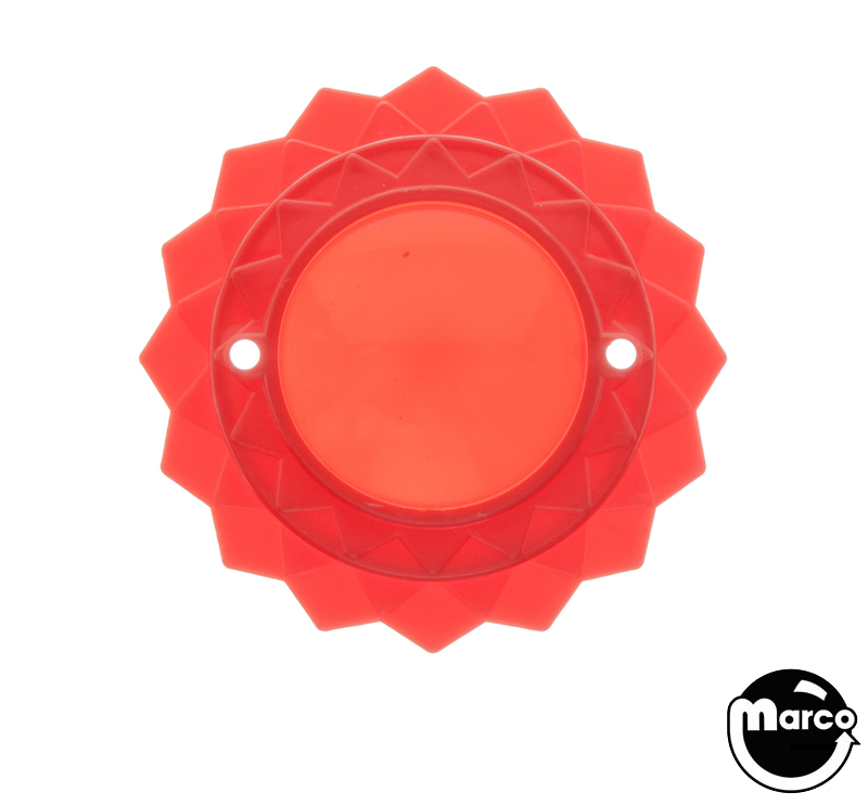 Pop bumper cap daisy dome red / red
