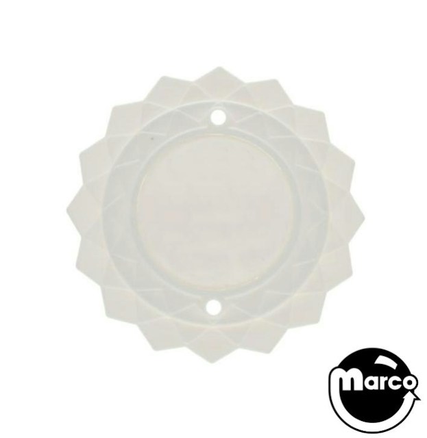Pop bumper cap daisy dome white