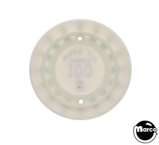 Pop bumper cap sunburst '10 or 100 Points W/Lit' G/B