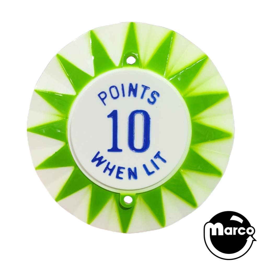 Pop bumper cap sunburst '10 Points W/Lit' G/B 16531
