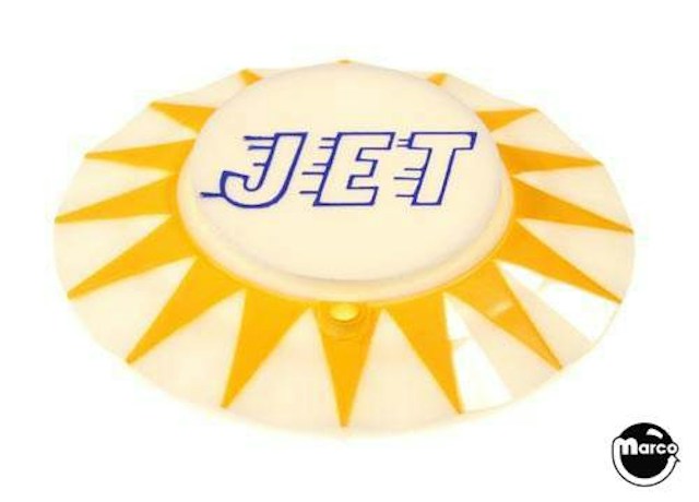 Pop bumper cap sunburst 'Jet' Y/B
