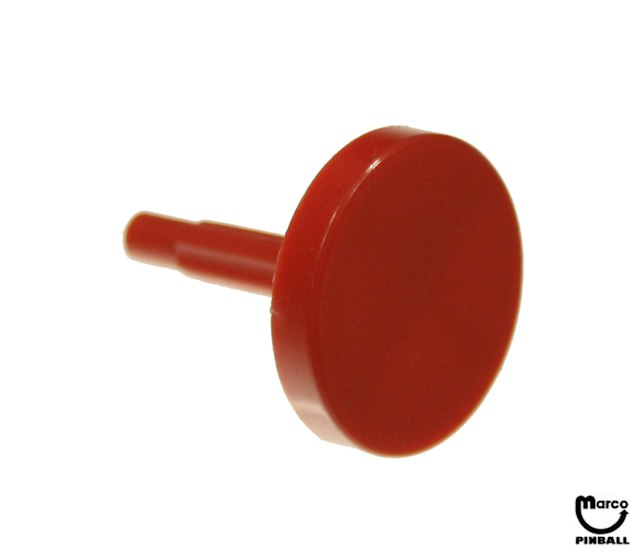 Rollover button 3/4 inch red