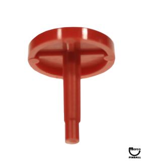 Rollover button 3/4 inch red