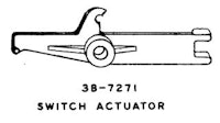 Switch actuator Williams drum unit