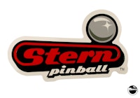 Stern SPI logo sticker 2.5 x 4 inch