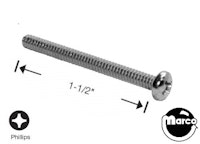 Machine Screw 6-32 x 1-1/2 inch p-ph