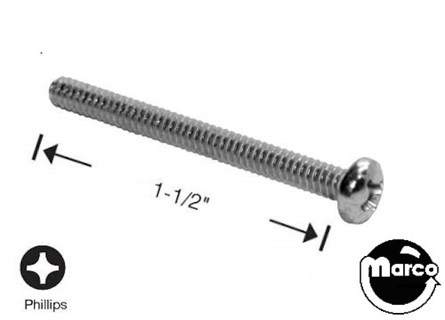 Machine Screw 6-32 x 1-1/2 inch p-ph 237-6239-24