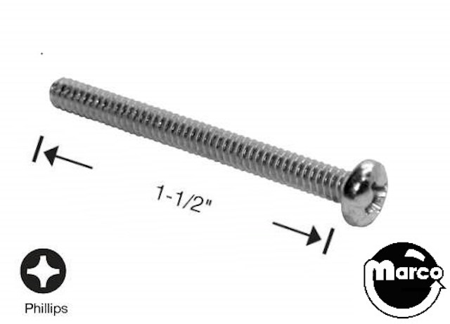 Machine Screw 6-32 x 1-1/2 inch p-ph 237-6239-24