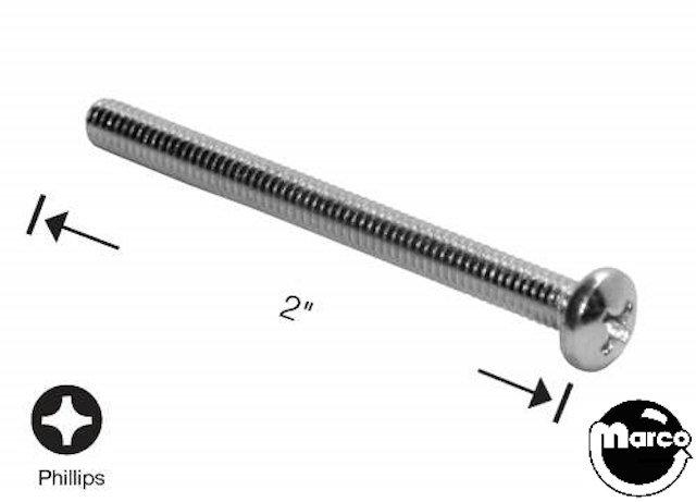 Machine Screw 6-32 x 2 inch p-ph 237-5513-00