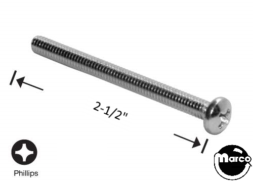 Machine Screw 6-32 x 2-1/2" p-ph