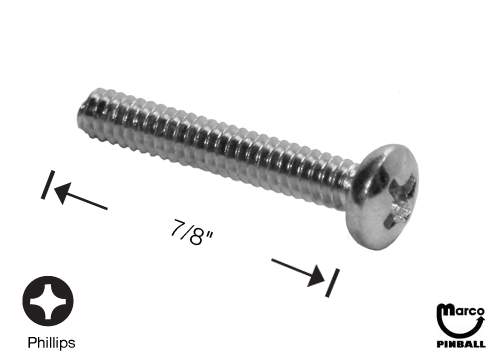 Machine Screw 6-32 x 7/8" p-ph
