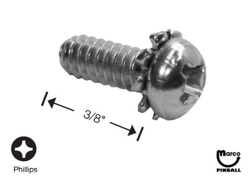 Machine Screw 6-32 x 3/8" p-rh-sems USE 4006-01003-06