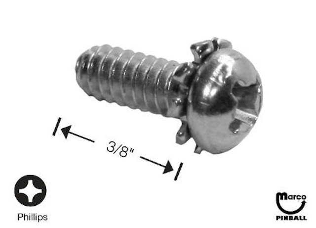 Machine Screw 6-32 x 3/8" p-rh-sems USE 4006-01003-06