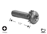 Machine Screw 6-32 x 1/2" p-rh-sems