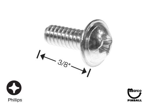 Machine Screw 6-32 x 3/8 inch p-rwh