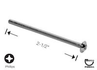 Machine Screw 6-32 x 2-1/2 inch p-rwh