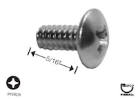 Machine Screw 6-32 x 5/16" p-tr hd
