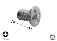 Machine Screw 6-32 x 1/4" p-flh