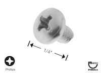 Machine Screw 8-32 x 1/4 inch p-ph