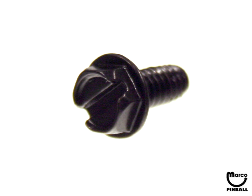 Machine Screw 8-32 x 3/8 inch sl-hwh tcs black