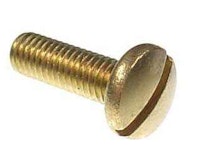 Machine Screw 10-32 x 5/8 inch sl-bnd-hd-brass