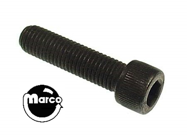 Cap screw - 1/4-28 x 1 inch socket head black