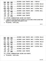 YUKON (Williams) Score cards (8)