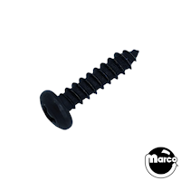 Sheet Metal Screw #4 x 1/2 inch Pop b=Bumper Cap BLACK