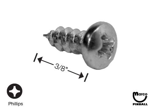 Sheet Metal Screw #6 x 3/8 inch p-ph 237-5880-00