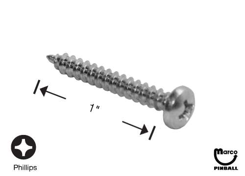 Sheet Metal Screw #6 x 1 inch p-ph-a