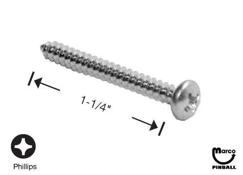 Sheet Metal Screw #6 x 1-1/4 inch p-ph-a
