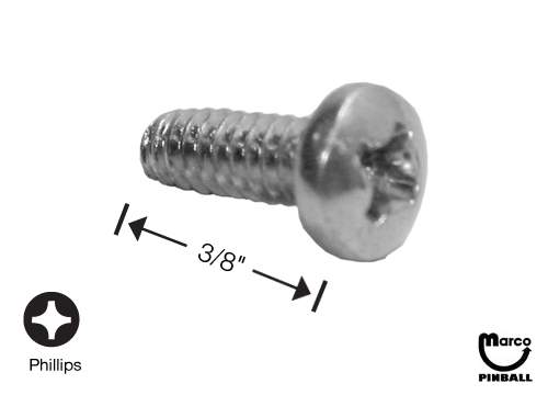 Sheet Metal Screw #6 x 3/8 inch p-ph-st