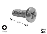 Sheet Metal Screw #6 x 3/8" p-ph