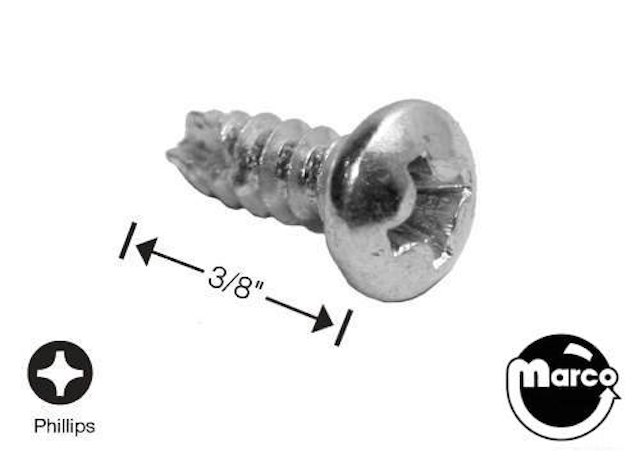 Sheet Metal Screw #6 x 3/8 inch p-ph tc-25