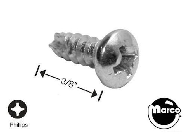 Sheet Metal Screw #6 x 3/8 inch p-ph tc-25