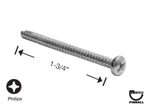 Sheet Metal Screw #6 x 1-3/4 inch p-ph T-25