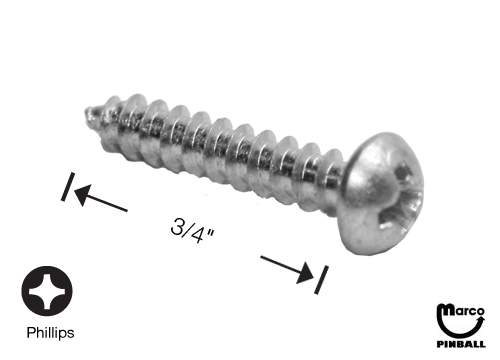 Sheet Metal Screw #6 x 3/4 inch p-rwh-a
