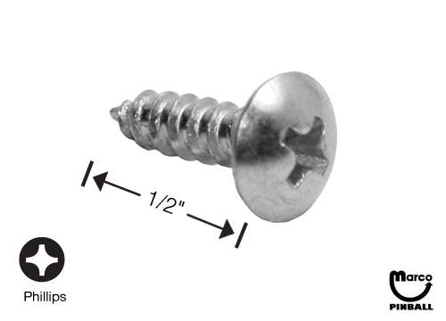 Sheet Metal Screw #6 x 1/2" p-trh 237-5809-00