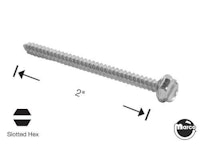 Sheet Metal Screw #6 X 2" sl-hwh