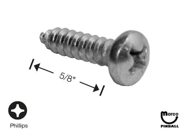 Sheet Metal Screw #8 x 5/8 inch p-ph-a