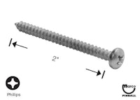 Sheet Metal Screw #8 x 2" p-ph-a