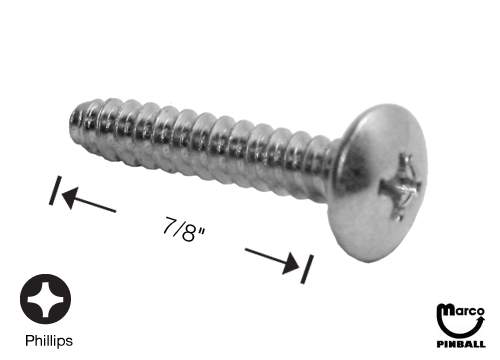 Sheet Metal Screw #8 x 7/8 inch p-th-type 25