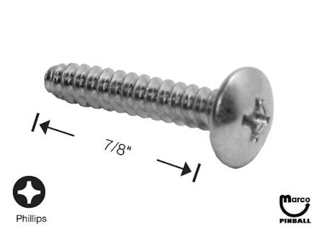 Sheet Metal Screw #8 x 7/8 inch p-th-type 25