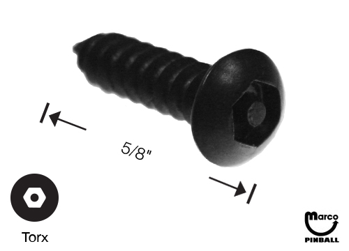 4108-01092-10B - Screw #8 x 5/8 inch Torx w/pin button head