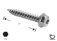Sheet Metal Screw #8 x 1" pl-hwh-a