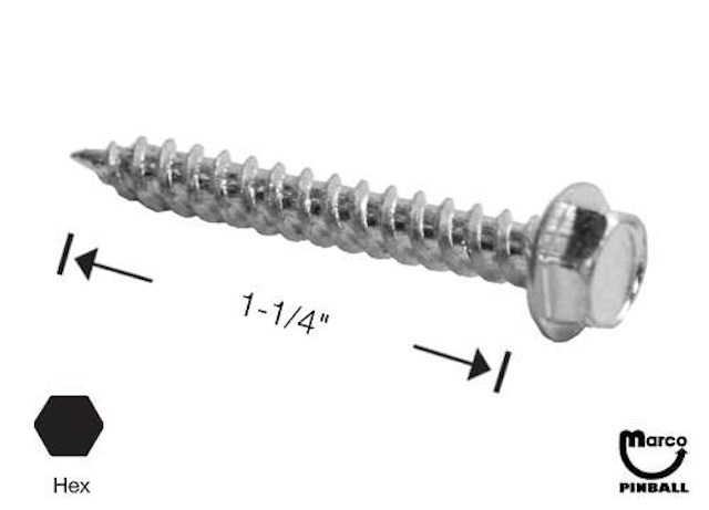 Sheet Metal Screw #8 x 1-1/4 inch pl-hwh-a