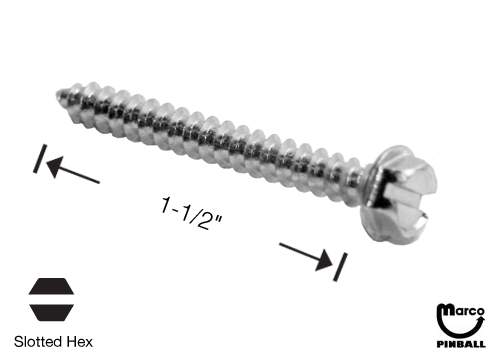 Sheet Metal Screw #8 x 1-1/2 inch pl-hwh